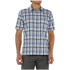 Patagonia Mens Puckerware Shirt Button Down Plaid Short Sleeve